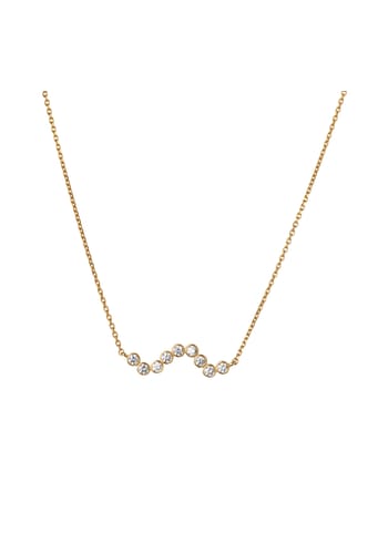 Stine A - Collier - Midnight Sparkle Necklace Gold - Gold
