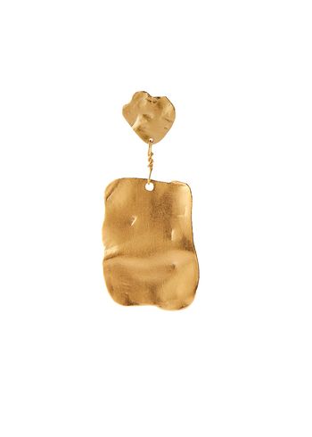 Stine A - Ohrring - Golden Reflection Earring - Gold