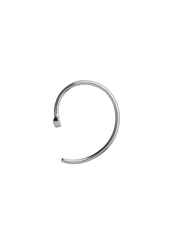 Stine A - Ørering - One Dot Open Creol - Silver