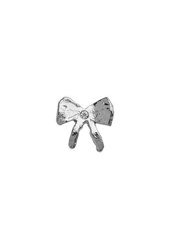 Stine A - Örhänge - Petit Bow Earring - Silver