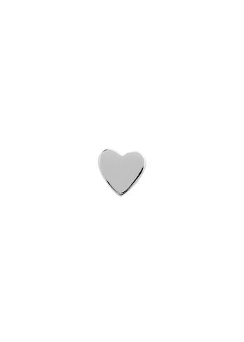 Stine A - Sztuczne kwiaty - Petit Love Heart Earring - Silver