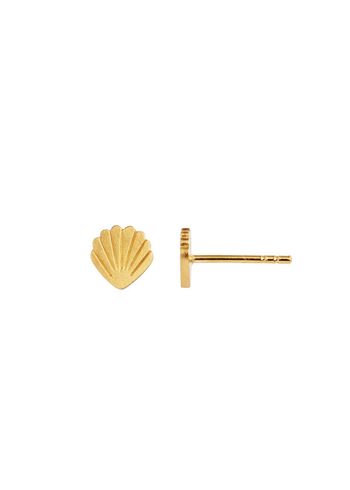 Stine A - Earring - Petit Shell Earring - Gold