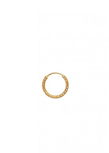 Stine A - Ørering - Petit Tinsel Creol Earring - Gold