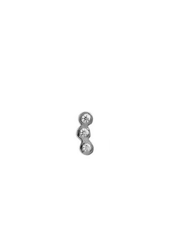 Stine A - Ørering - Three Dots Earring Piece - Silver