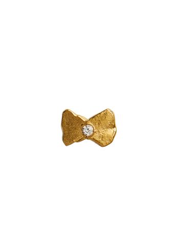 Stine A - Zobrazenie - Tres Petit Bow Earring - Gold