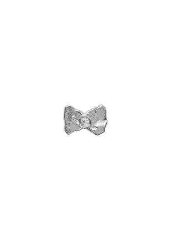 Stine A - Ohrring - Tres Petit Bow Earring - Silver