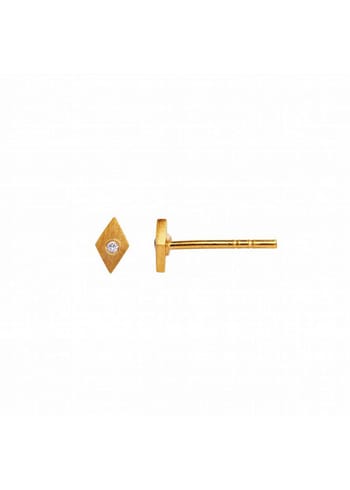 Stine A - Stud Earrings - Petit Harlequin Earring Piece - Gold