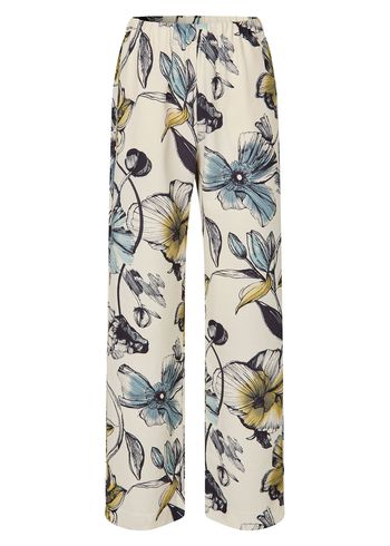 Stine Goya - Hose - Elasticated Long Pants - Fine Line Poppies