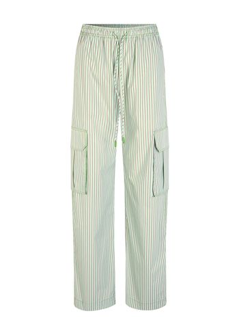 Stine Goya - Pants - Fatuna - Green Stripes
