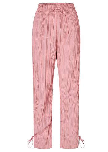 Stine Goya - Hose - Loose Pants w. Tie - Pink Nectar