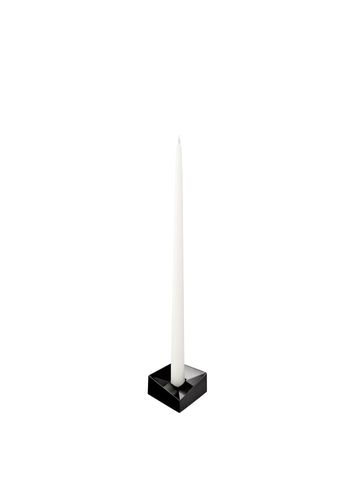 STOFF - Kandelaar - STOFF Nagel reflect candle - Small black chrome