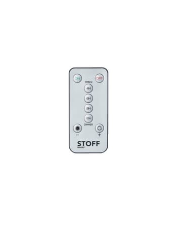 STOFF - Stearinljus - LED Lys - Stoff Nagel - Remote