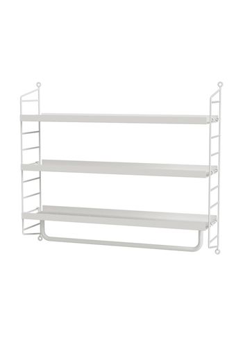 String Furniture - Reolsystem - Kitchen I - White / White