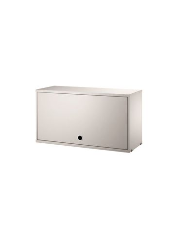 String Furniture - Skåp - Cabinet With Flip Doors - Beige - Large
