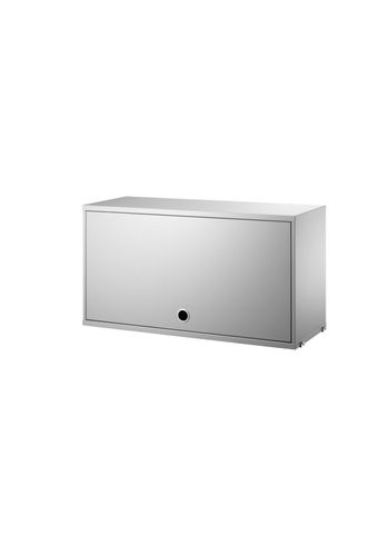 String Furniture - Skåp - Cabinet With Flip Doors - Grey - Large