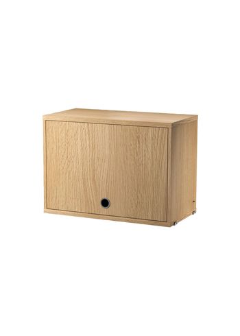 String Furniture - Luo - Cabinet With Flip Doors - Oak - Small