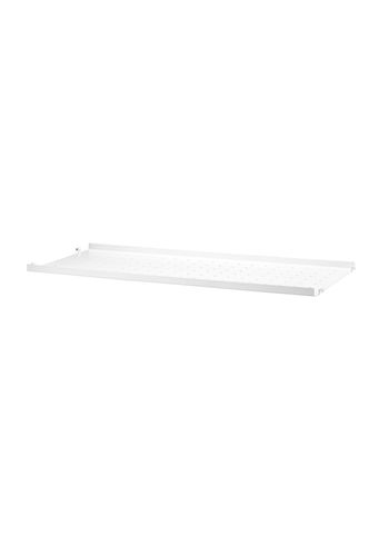 String - Plank - Metal Shelf - White