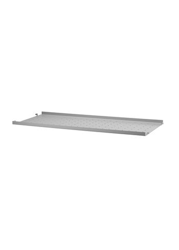String - Plank - Metal Shelf - Grey
