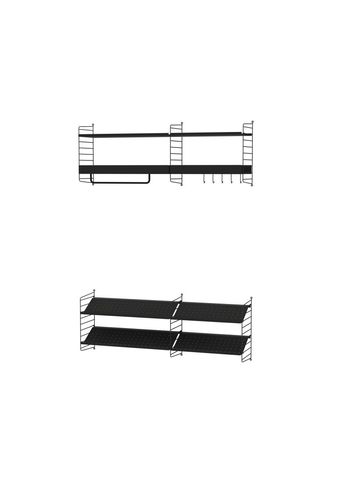 String - Display - Hallway - String Furniture - Black - Hallway H