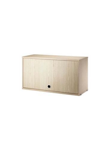 String - Crear - Cabinet With Flip Doors - Oak