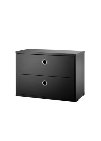 String - Créer - Chest w/ Drawers - Small - Black Stained Ash