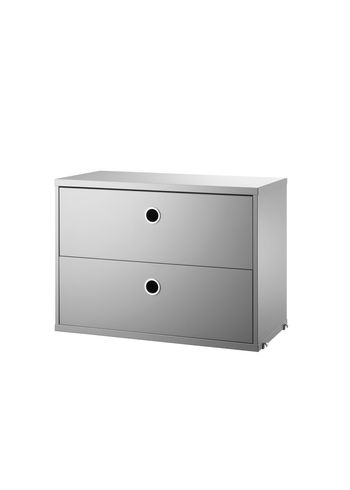 String - Cabinet - Chest w/ Drawers - Small - Grey