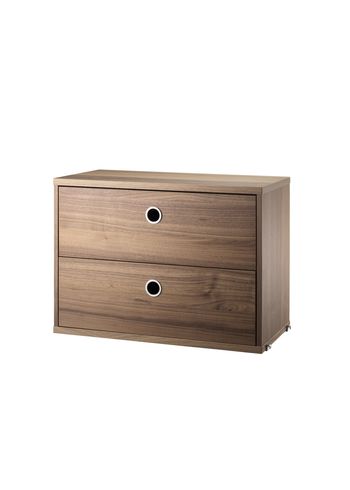 String - Cabinet - Chest w/ Drawers - Small - Walnut