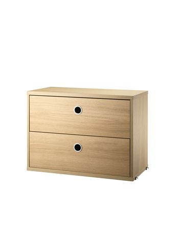 String - Cabinet - Chest w/ Drawers - Small - Oak