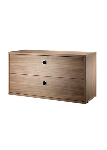 String - Cabinet - Chest w/ Drawers - Large - Walnut