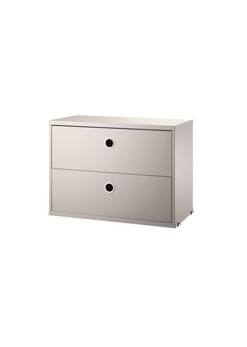 String - Skab - Chest w/ Drawers - Small - Beige