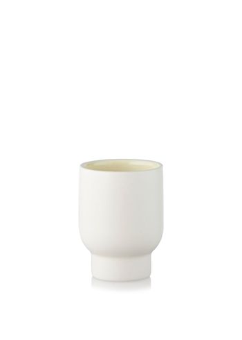Studio About - Copie - Clayware Cup - Tall - 2 pcs - Ivory/Yellow
