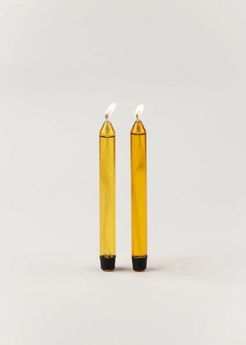 Studio About - Lâmpada de petróleo - Glass Candles - Yellow