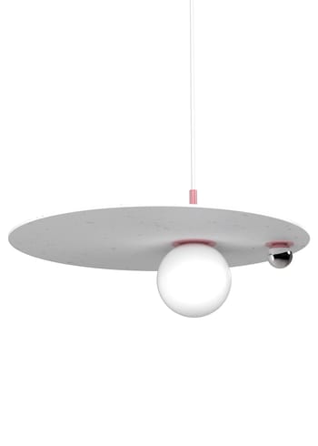 Swedish Ninja - Pendant Lamp - PLUTO BIG Alba White - Bubblegum Pink