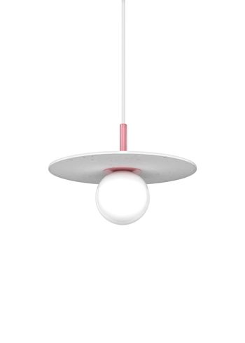 Swedish Ninja - Pendant Lamp - PLUTO LITTLE Alba White - Bubblegum Pink