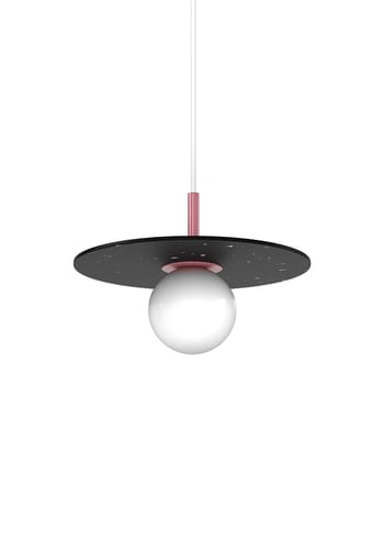 Swedish Ninja - Pendant Lamp - PLUTO LITTLE Charcoal Black - Bubblegum Pink