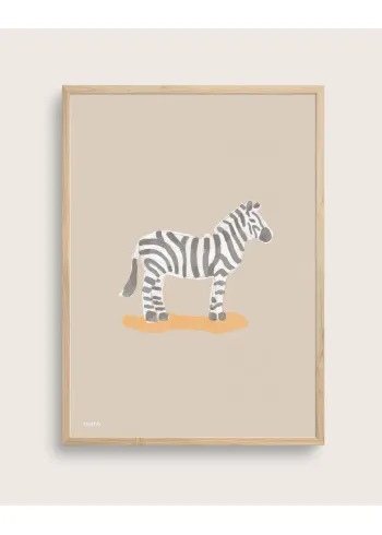 Taishō - Plakat - Beige Zebra - Beige Zebra