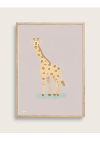 Taishō - Affisch - Purple Giraffe - Purple Giraffe