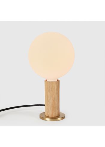 Tala - Pöytävalaisin - Knuckle Table Lamp - Oak with sphere IV bulb EU