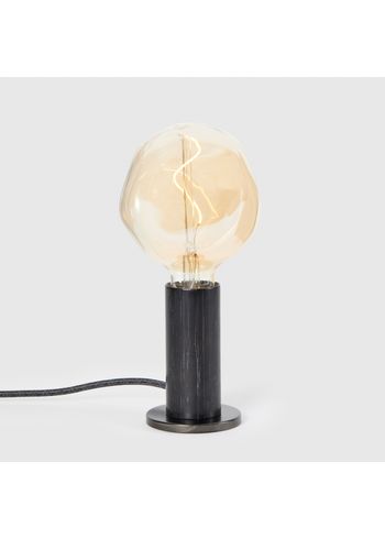 Tala - Lámpara de mesa - Knuckle Table Lamp - Black oak with voronoi-I bulb EU