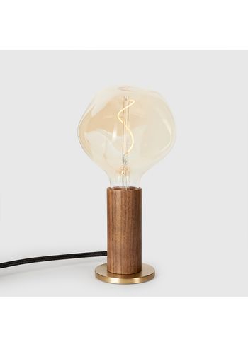 Tala - Lampa stołowa - Knuckle Table Lamp - Walnut with voronoi-I bulb EU
