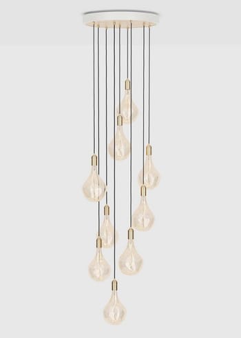 Tala - Lampe - Nine Pendant / Large / Voronoi II - Brass/White