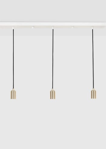 Tala - Lamp - Triple Linear Pendant - Brass/White