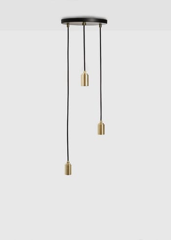 Tala - Lampe - Triple Pendant Canopy - Brass/Black