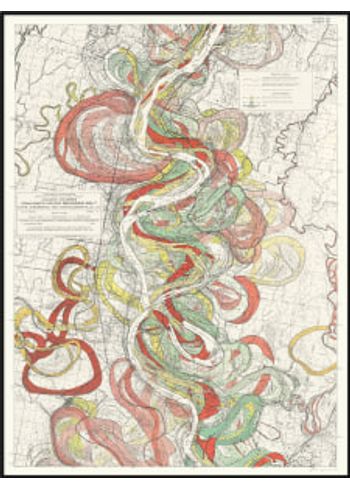 The Dybdahl Co - Cartaz - Mississippi Meanders III - Mississippi Meanders III