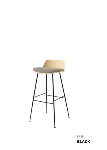&tradition - Bar stool - Rely HW86-HW90 - HW87 - Beige Sand / Re-Wool 0218