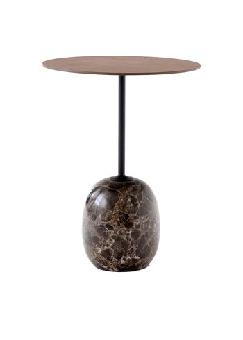 &tradition - Table - Lato / LN8 / LN9 - Lacquered walnut & Emparador marble / LN8