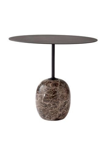 &tradition - Table - Lato / LN8 / LN9 - Warm black & Emparador marble / LN9