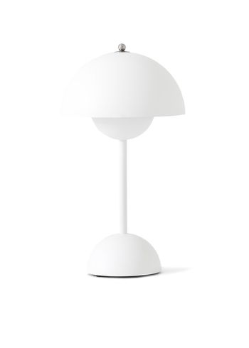 &tradition - Bordslampa - Flowerpot Table Lamp VP9 by Verner Panton - Matt White