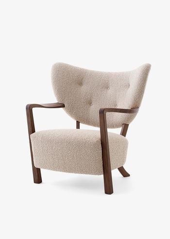 &tradition - Lounge stoel - Wulff ATD2 - Walnut/Karakorum 003