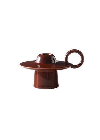 &tradition - Candlestick - Momento Candleholder JH39 - Red Brown